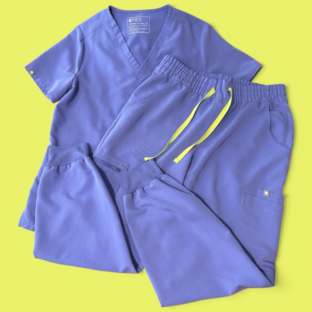 FIGS | Blueberry Set: Catarina Top/Umam Bottom